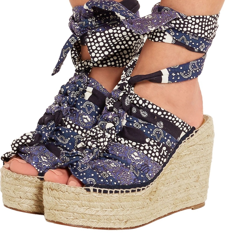 Chloe Espadrille wedge sandals